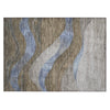 Piper Looms Chantille Swirls ACN1892 Taupe Machine Washable Area Rug Scatter Main Image