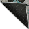 Piper Looms Chantille Aztec ACN1893 Black Machine Washable Area Rug Backing Image