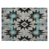 Piper Looms Chantille Aztec ACN1893 Black Machine Washable Area Rug Scatter Main Image