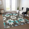 Piper Looms Chantille Aztec ACN1893 Brown Machine Washable Area Rug Lifestyle Image Feature