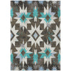 Piper Looms Chantille Aztec ACN1893 Brown Machine Washable Area Rug main image