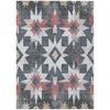Piper Looms Chantille Aztec ACN1893 Charcoal Machine Washable Area Rug main image