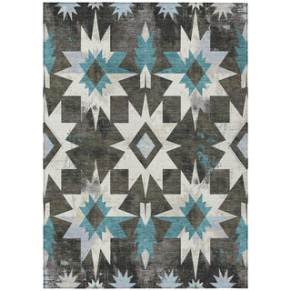 Piper Looms Chantille Aztec ACN1893 Coffee Machine Washable Area Rug main image