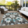 Piper Looms Chantille Aztec ACN1893 Coffee Machine Washable Area Rug Outdoor Lifestyle Image Feature