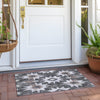 Piper Looms Chantille Aztec ACN1893 Graphite Machine Washable Area Rug Scatter Outdoor Lifestyle Image Feature