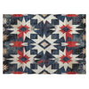 Piper Looms Chantille Aztec ACN1893 Navy Machine Washable Area Rug Scatter Main Image