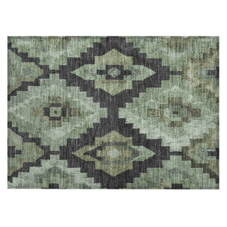 Piper Looms Chantille Aztec ACN1894 Aloe Machine Washable Area Rug Scatter Main Image