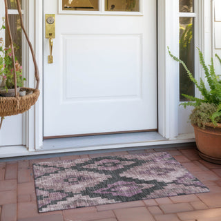 Piper Looms Chantille Aztec ACN1894 Blush Machine Washable Area Rug Scatter Outdoor Lifestyle Image Feature