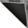 Piper Looms Chantille Aztec ACN1894 Gray Machine Washable Area Rug Backing Image