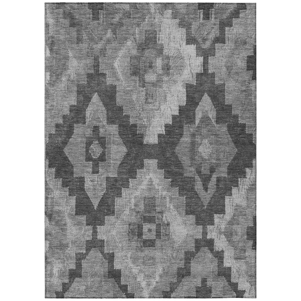 Piper Looms Chantille Aztec ACN1894 Gray Machine Washable Area Rug main image