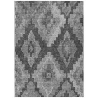 Piper Looms Chantille Aztec ACN1894 Gray Machine Washable Area Rug main image