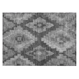 Piper Looms Chantille Aztec ACN1894 Gray Machine Washable Area Rug Scatter Main Image