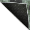 Piper Looms Chantille Aztec ACN1894 Green Machine Washable Area Rug Backing Image
