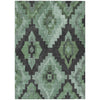 Piper Looms Chantille Aztec ACN1894 Green Machine Washable Area Rug main image