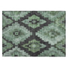 Piper Looms Chantille Aztec ACN1894 Green Machine Washable Area Rug Scatter Main Image