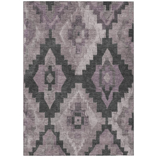 Piper Looms Chantille Aztec ACN1894 Lavender Machine Washable Area Rug main image