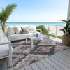 Piper Looms Chantille Aztec ACN1894 Lavender Machine Washable Area Rug Outdoor Lifestyle Image Feature