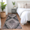 Piper Looms Chantille Aztec ACN1894 Lavender Machine Washable Area Rug Runner Lifestyle Image Feature