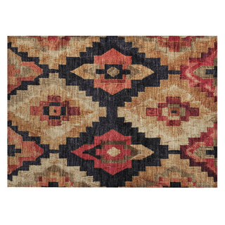 Piper Looms Chantille Aztec ACN1894 Rust Machine Washable Area Rug Scatter Main Image