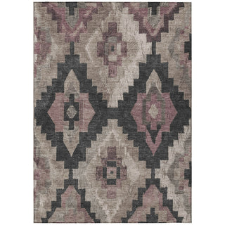 Piper Looms Chantille Aztec ACN1894 Taupe Machine Washable Area Rug main image