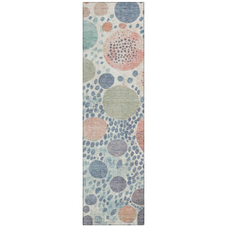 Piper Looms Chantille Geometric ACN1895 Denim Machine Washable Area Rug Runner Main Image