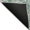 Piper Looms Chantille Geometric ACN1895 Green Machine Washable Area Rug Backing Image