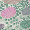 Piper Looms Chantille Geometric ACN1895 Green Machine Washable Area Rug Swatch Image