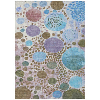 Piper Looms Chantille Geometric ACN1895 Khaki Machine Washable Area Rug main image