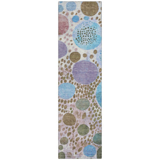 Piper Looms Chantille Geometric ACN1895 Khaki Machine Washable Area Rug Runner Main Image