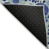 Piper Looms Chantille Geometric ACN1895 Navy Machine Washable Area Rug Backing Image