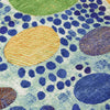 Piper Looms Chantille Geometric ACN1895 Navy Machine Washable Area Rug Swatch Image