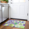 Piper Looms Chantille Geometric ACN1895 Purple Machine Washable Area Rug Scatter Lifestyle Image Feature