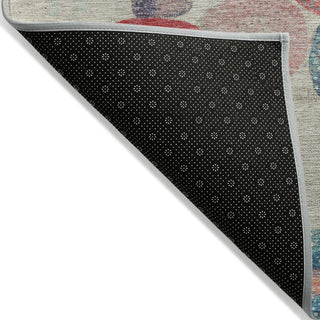Piper Looms Chantille Geometric ACN1896 Beige Machine Washable Area Rug Backing Image
