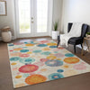 Piper Looms Chantille Geometric ACN1896 Beige Machine Washable Area Rug Lifestyle Image Feature