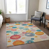Piper Looms Chantille Geometric ACN1896 Beige Machine Washable Area Rug Lifestyle Image Feature