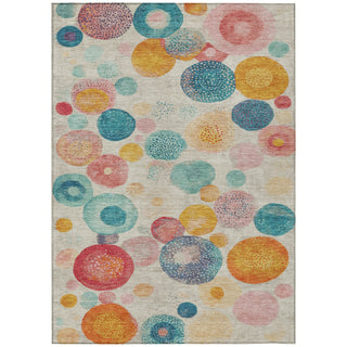Piper Looms Chantille Geometric ACN1896 Beige Machine Washable Area Rug main image