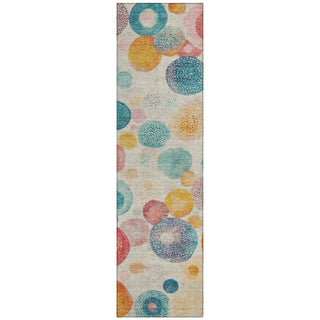 Piper Looms Chantille Geometric ACN1896 Beige Machine Washable Area Rug Runner Main Image