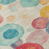 Piper Looms Chantille Geometric ACN1896 Beige Machine Washable Area Rug Swatch Image
