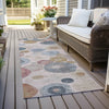 Piper Looms Chantille Geometric ACN1896 Blush Machine Washable Area Rug Runner Outdoor Lifestyle Image Feature