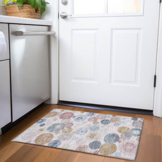 Piper Looms Chantille Geometric ACN1896 Blush Machine Washable Area Rug Scatter Lifestyle Image Feature