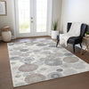 Piper Looms Chantille Geometric ACN1896 Ivory Machine Washable Area Rug Lifestyle Image Feature