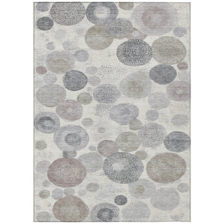 Piper Looms Chantille Geometric ACN1896 Ivory Machine Washable Area Rug main image
