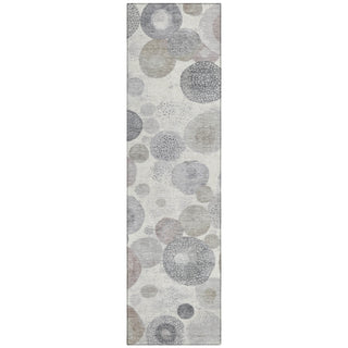 Piper Looms Chantille Geometric ACN1896 Ivory Machine Washable Area Rug Runner Main Image