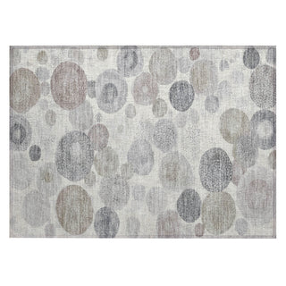 Piper Looms Chantille Geometric ACN1896 Ivory Machine Washable Area Rug Scatter Main Image