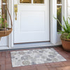 Piper Looms Chantille Geometric ACN1896 Ivory Machine Washable Area Rug Scatter Outdoor Lifestyle Image Feature