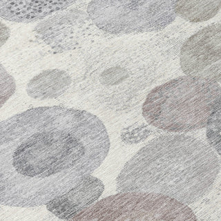 Piper Looms Chantille Geometric ACN1896 Ivory Machine Washable Area Rug Swatch Image