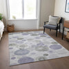 Piper Looms Chantille Geometric ACN1896 Lavender Machine Washable Area Rug Lifestyle Image Feature