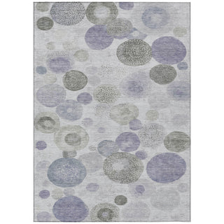 Piper Looms Chantille Geometric ACN1896 Lavender Machine Washable Area Rug main image