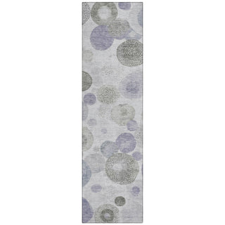 Piper Looms Chantille Geometric ACN1896 Lavender Machine Washable Area Rug Runner Main Image