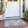 Piper Looms Chantille Geometric ACN1896 Lavender Machine Washable Area Rug Scatter Outdoor Lifestyle Image Feature